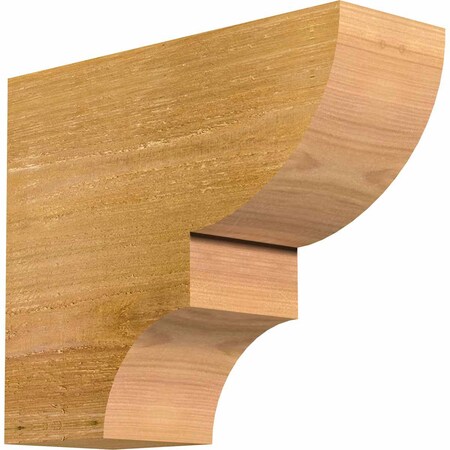 Ekena Millwork Ridgewood Rough Sawn Rafter Tail, Western Red Cedar, 4"W x 10"H x 12"L RFT04X10X12RID00RWR